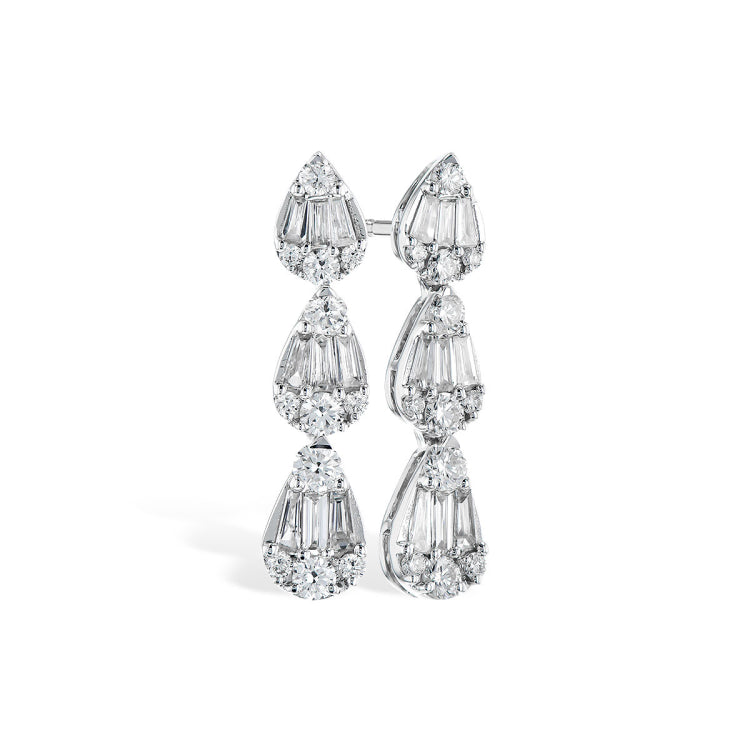 14KT Gold Diamond Earrings