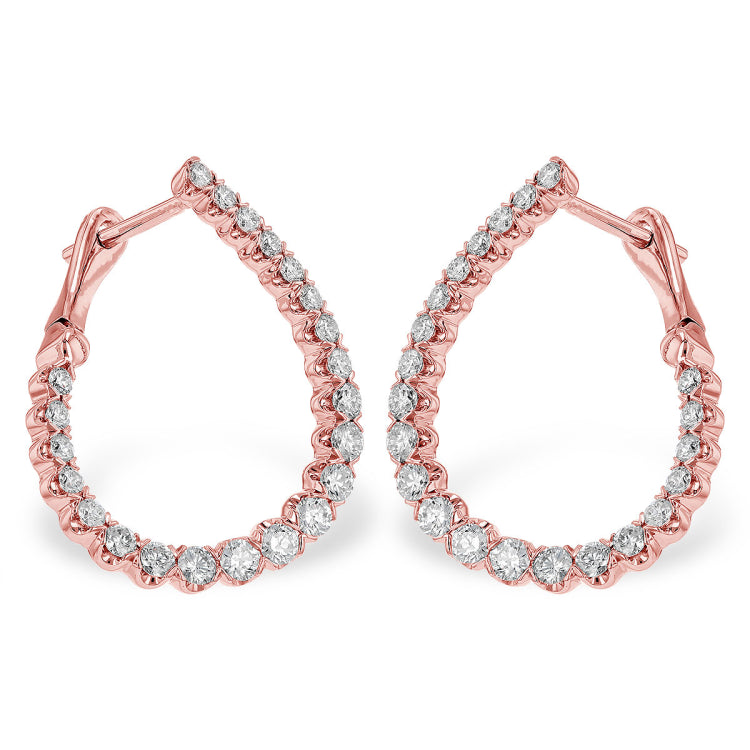 14KT Gold Diamond Earrings