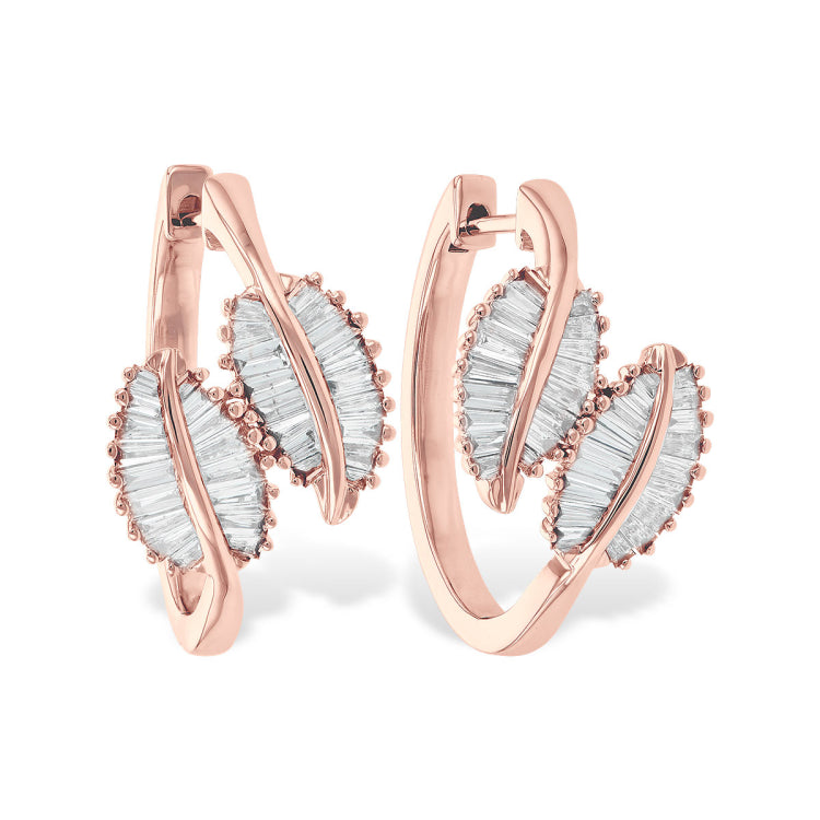 14KT Gold Diamond Earrings