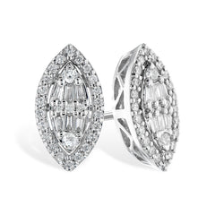 14KT Gold Diamond Earrings