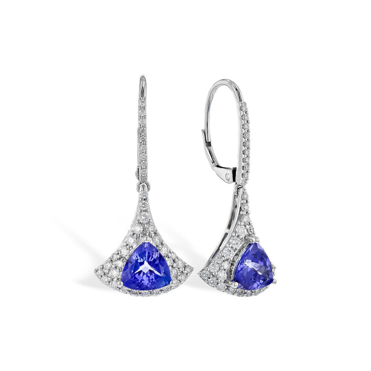 14KT Gold Tanzanite Earrings