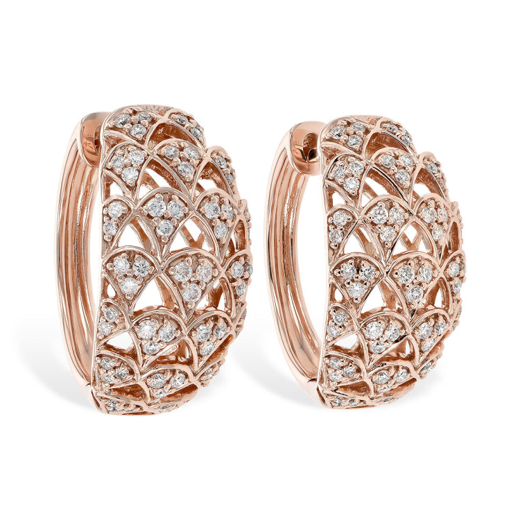 14KT Gold Diamond Earrings
