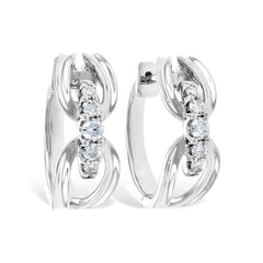 14KT Gold Diamond Earrings