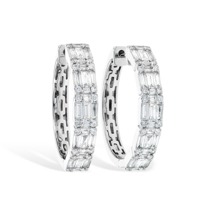 14KT Gold Diamond Earrings
