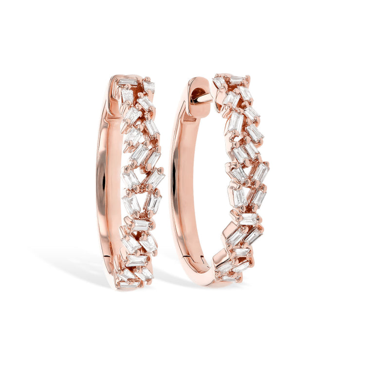 14KT Gold Diamond Earrings
