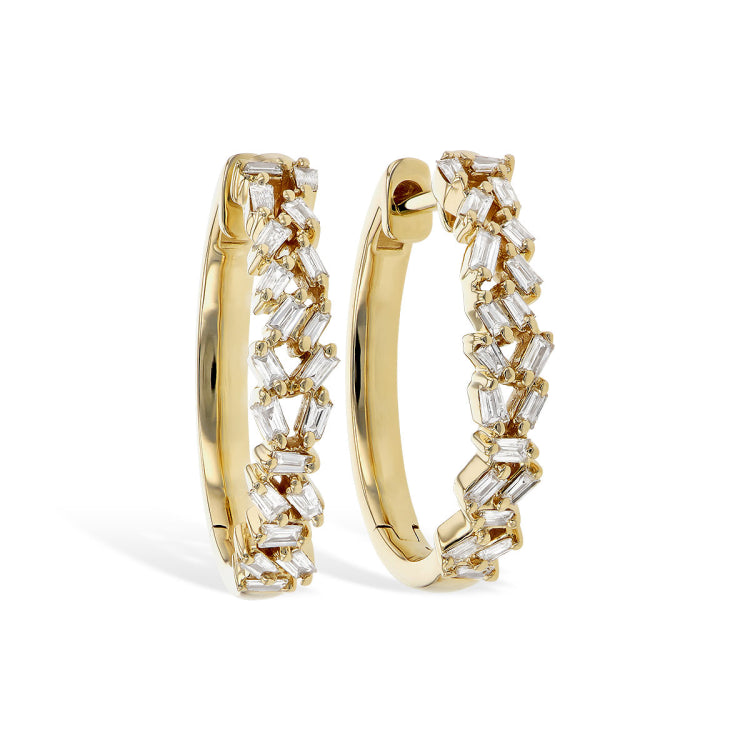 14KT Gold Diamond Earrings