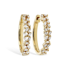 14KT Gold Diamond Earrings