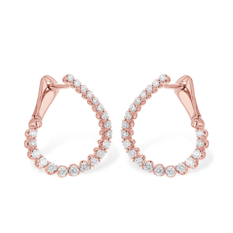 14KT Gold Diamond Earrings