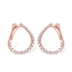 14KT Gold Diamond Earrings