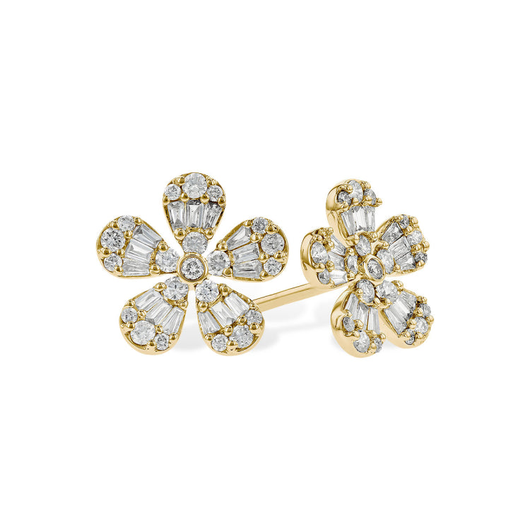 14KT Gold Diamond Earrings