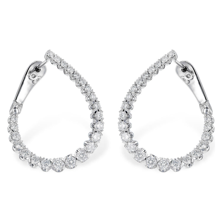 14KT Gold Diamond Earrings