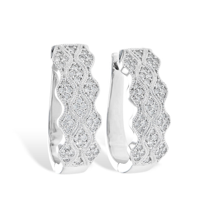 14KT Gold Diamond Earrings