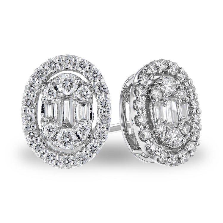 14KT Gold Diamond Earrings