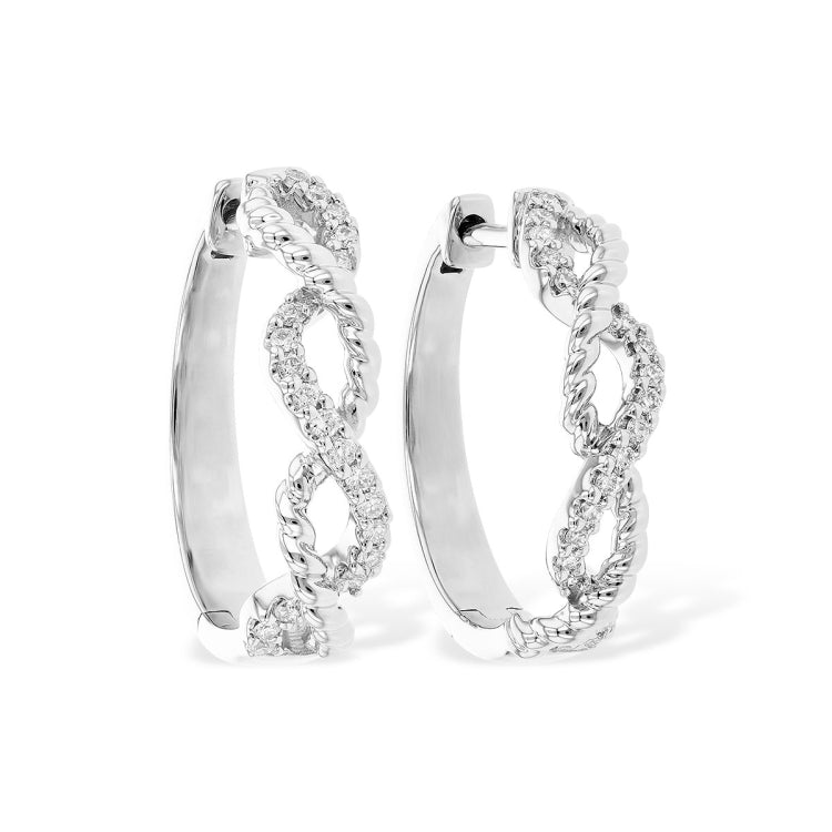 14KT Gold Diamond Earrings