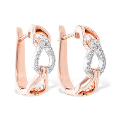 14KT Gold Diamond Earrings