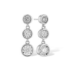 14KT Gold Diamond Earrings