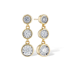 14KT Gold Diamond Earrings