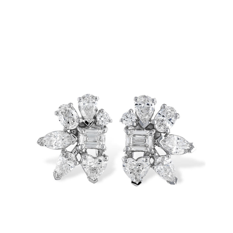 14KT Gold Diamond Earrings