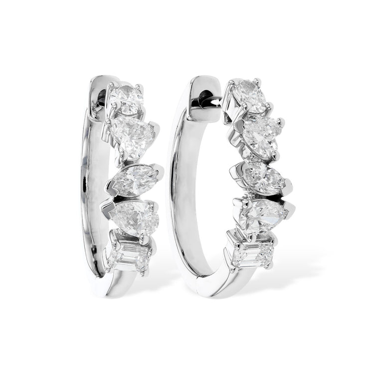 14KT Gold Diamond Earrings