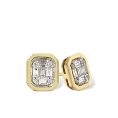 14KT Gold Diamond Earrings