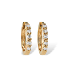 14KT Gold Diamond Earrings
