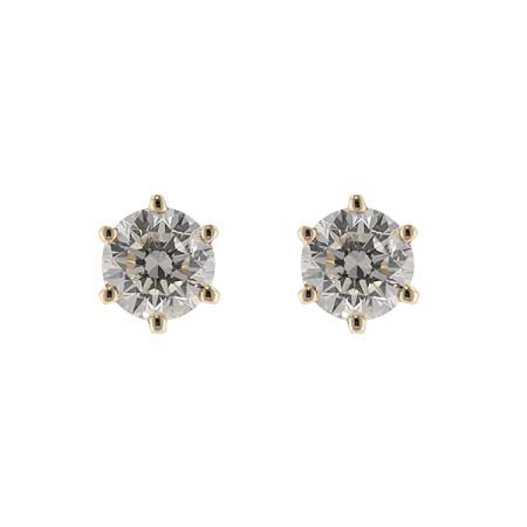 14KT Gold Diamond Earrings