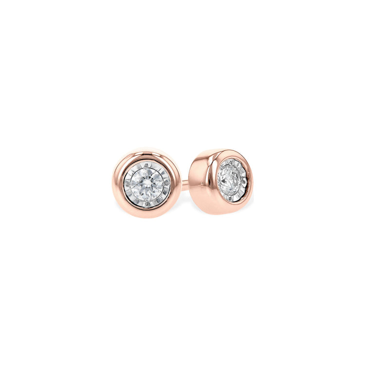 14KT Gold Diamond Earrings