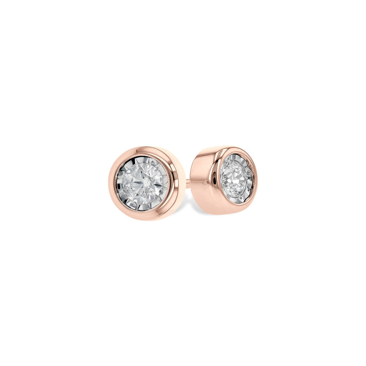 14KT Gold Diamond Earrings