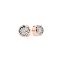 14KT Gold Diamond Earrings