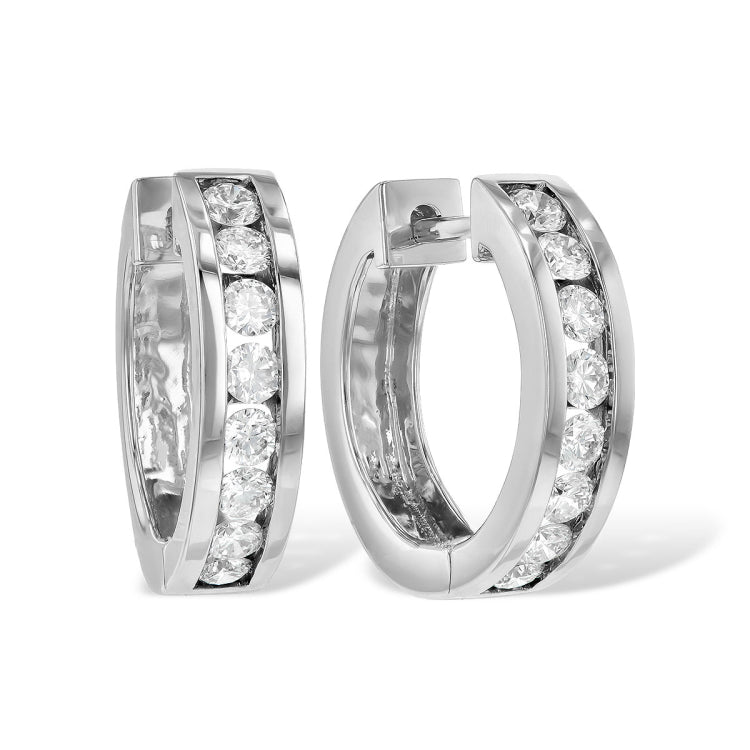 14KT Gold Diamond Earrings