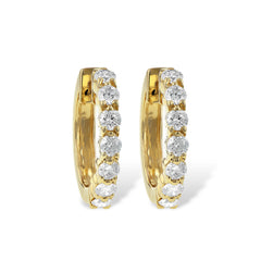 14KT Gold Diamond Earrings