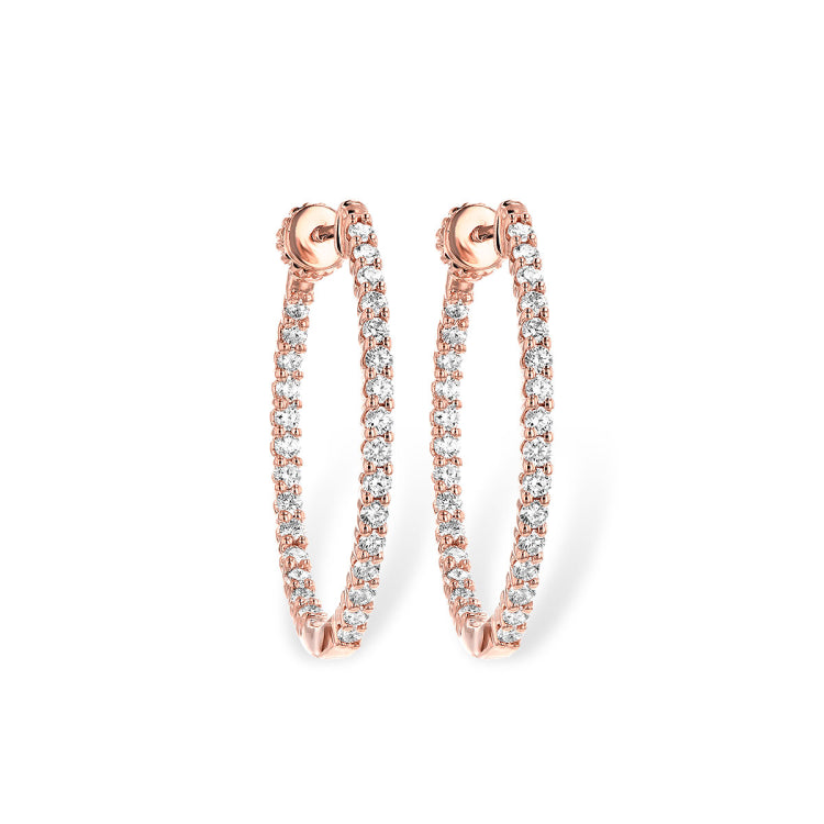 14KT Gold Diamond Earrings