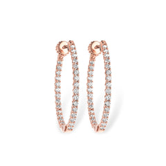 14KT Gold Diamond Earrings