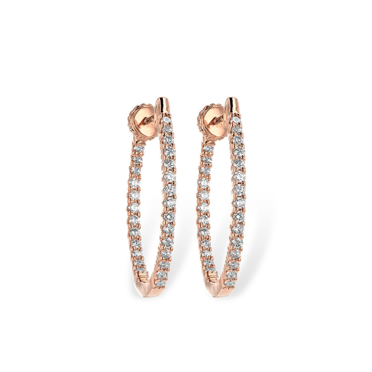 14KT Gold Diamond Earrings