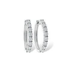 14KT Gold Diamond Earrings
