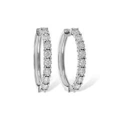 14KT Gold Diamond Earrings