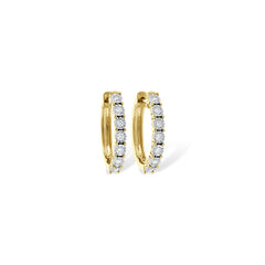 14KT Gold Diamond Earrings