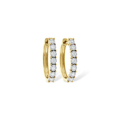 14KT Gold Diamond Earrings