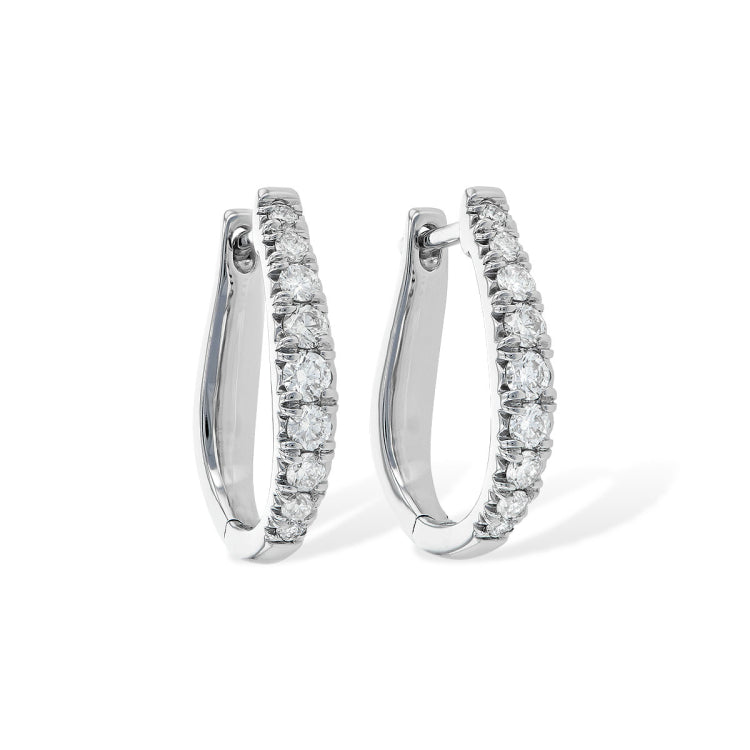 14KT Gold Diamond Earrings