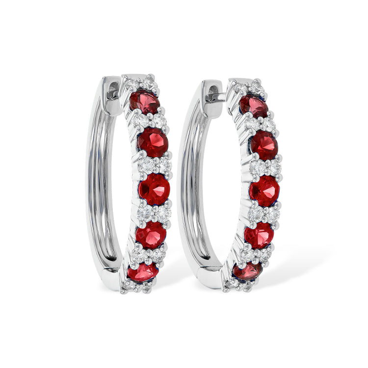 14KT Gold Ruby Earrings