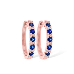14KT Gold Sapphire Earrings