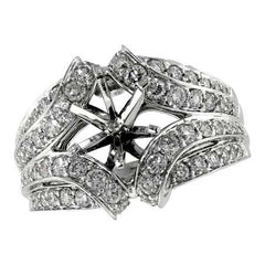 14KT Gold Diamond Semi-Mount Engagement Ring