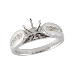 14KT Gold Diamond Semi-Mount Engagement Ring