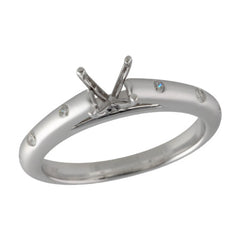 14KT Gold Diamond Semi-Mount Engagement Ring