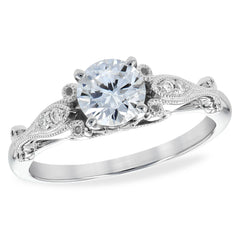 14KT Gold Diamond Semi-Mount Engagement Ring