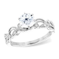 14KT Gold Diamond Semi-Mount Engagement Ring