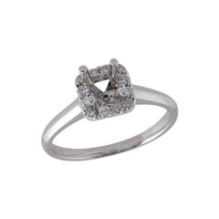 14KT Gold Diamond Semi-Mount Engagement Ring