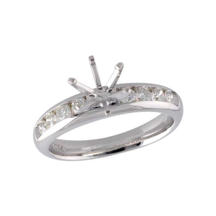 14KT Gold Diamond Semi-Mount Engagement Ring
