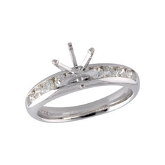 14KT Gold Diamond Semi-Mount Engagement Ring