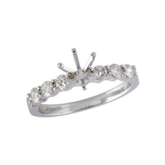 14KT Gold Diamond Semi-Mount Engagement Ring